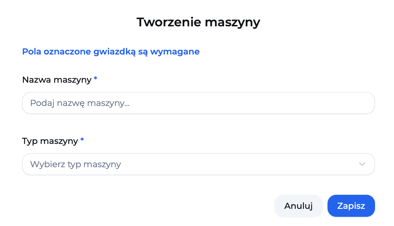 Jak dodać maszynę