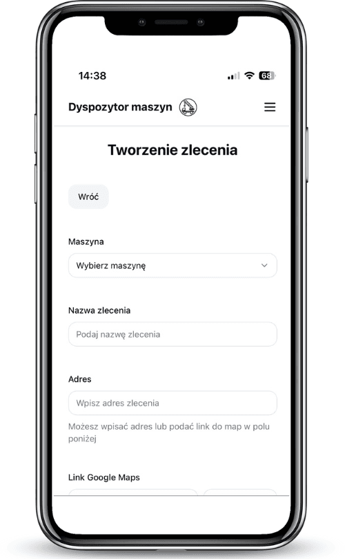Screen z aplikacji na smartfonie