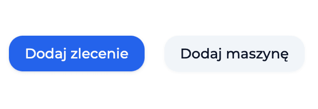 Przyciski dodawania zlecenia i maszyny w kalendarzu aplikacji Dyspozytor Maszyn
