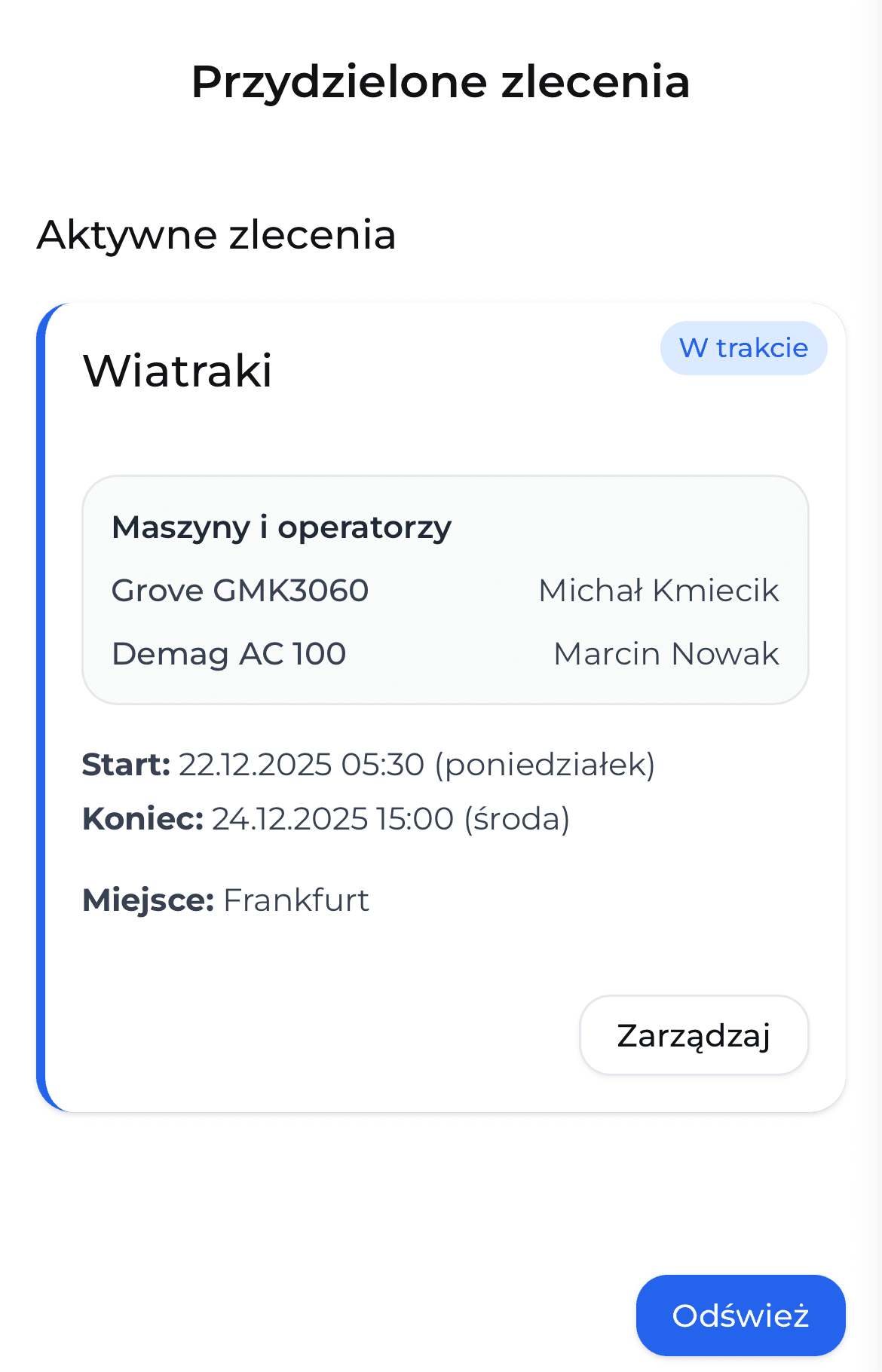 Jak korzystać z panelu operatora